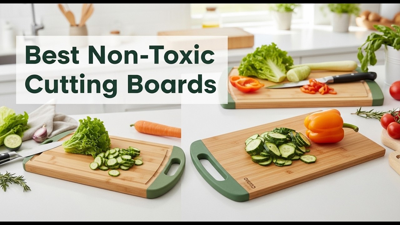 TOP 5 Best Non Toxic Cutting Boards 2026 | Non Toxic Cutting Boards For A Chemical Free Kitchen