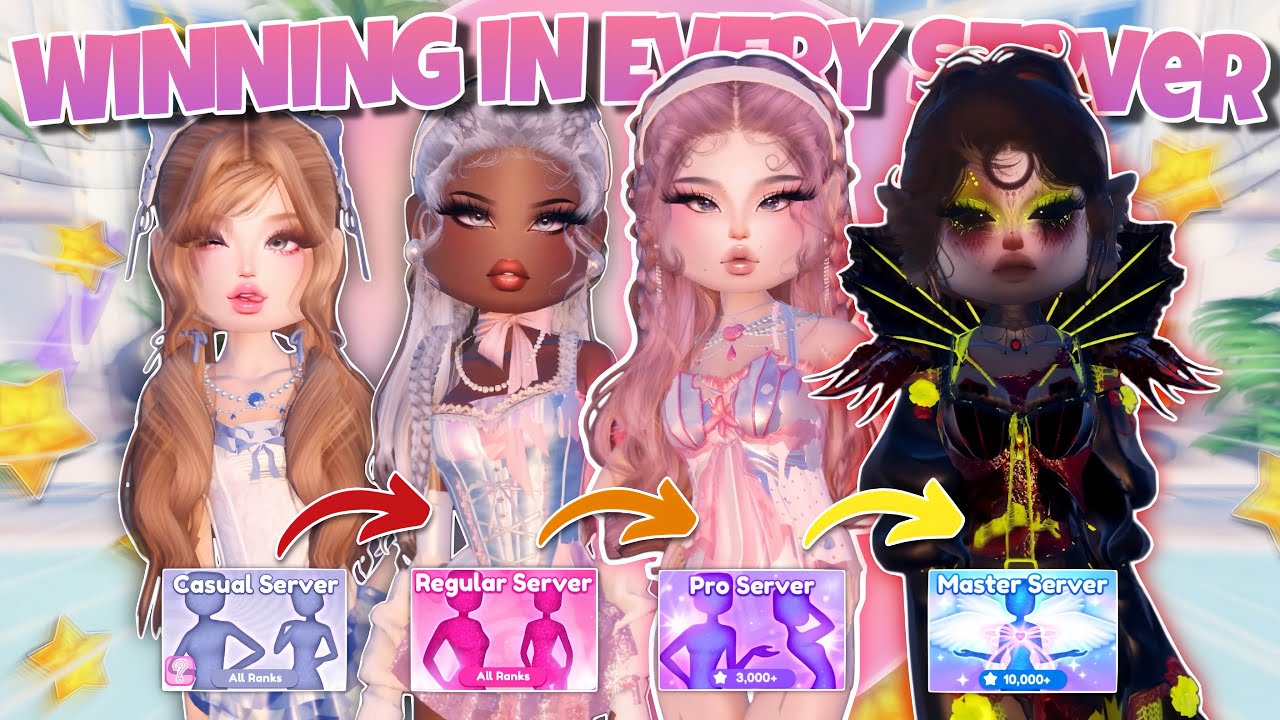 CANT Stop Playing Until I *WIN* In EVERY Server Type In Dress To Impress!! (Roblox)