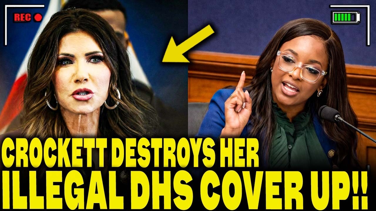 SHOCK MOMENT: Crockett Slams Noem For Illegal Seven-Day Detention Cover-Up!