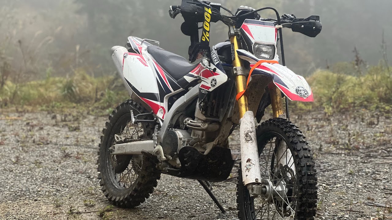 荒川林道あとの林道wr250r   