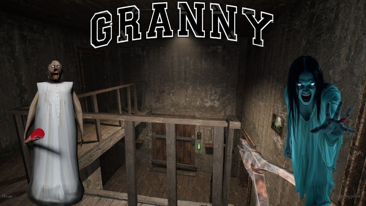 Can I Escape From Two Monsters? 🔥 (Granny Horror Game)