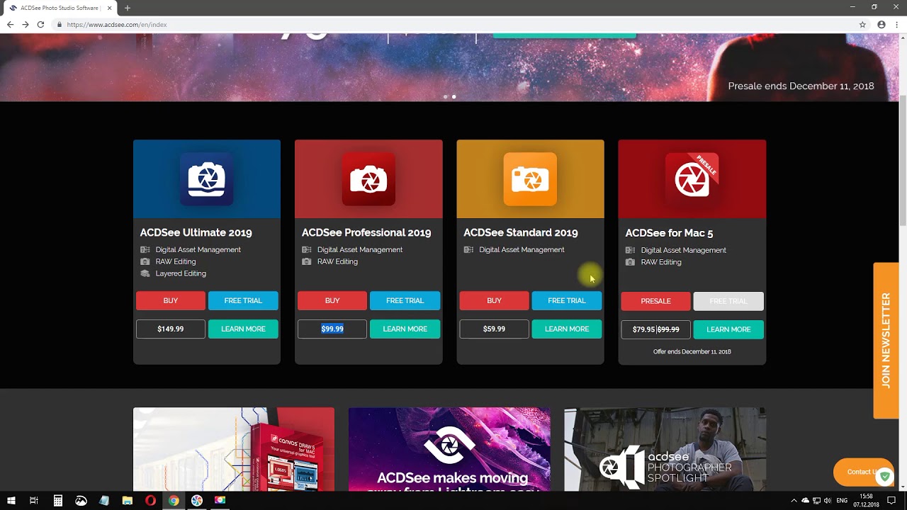 ACDSee Ultimate 2019: обзор. 01 Введение