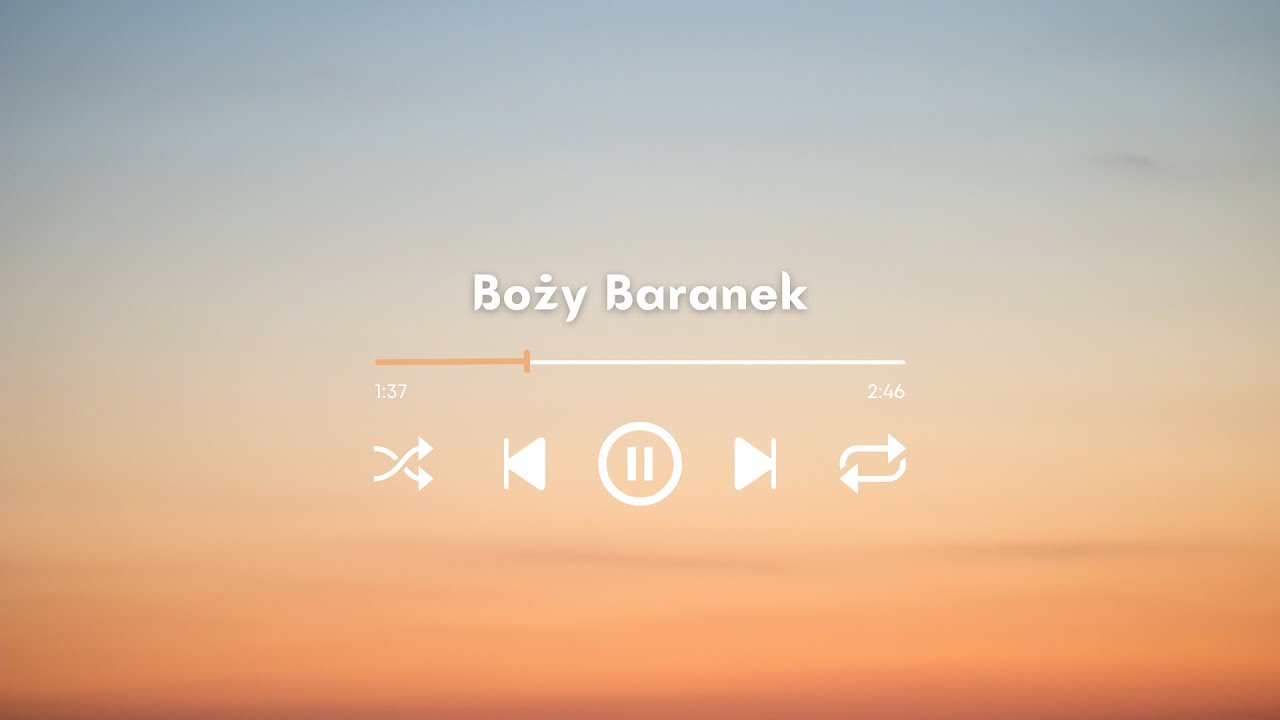 Boży Baranek / 🎶 w rytmach Ewangelii / J 1, 29-34 