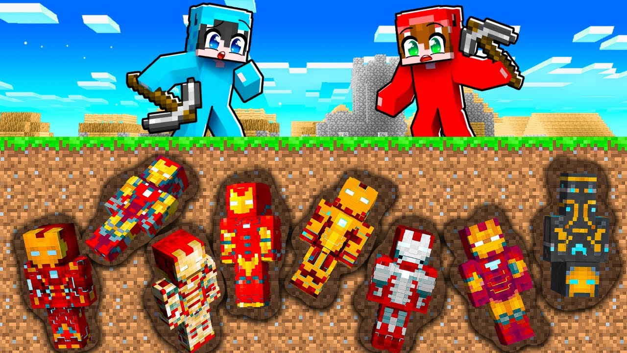 ¿Quién Encontrará el MEJOR TRAJE de SUPERHEROE en Minecraft?