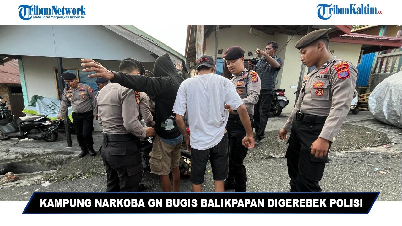 🔴Kampung Narkoba Gunung Bugis Balikpapan Kembali Diobrak-Abrik Petugas Gabungan