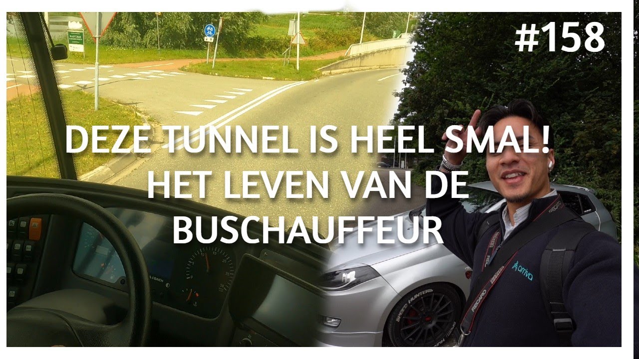 DEZE TUNNEL IS HEEL SMAL!!!  HET LEVEN VAN DE BUSCHAUFFEUR #159
