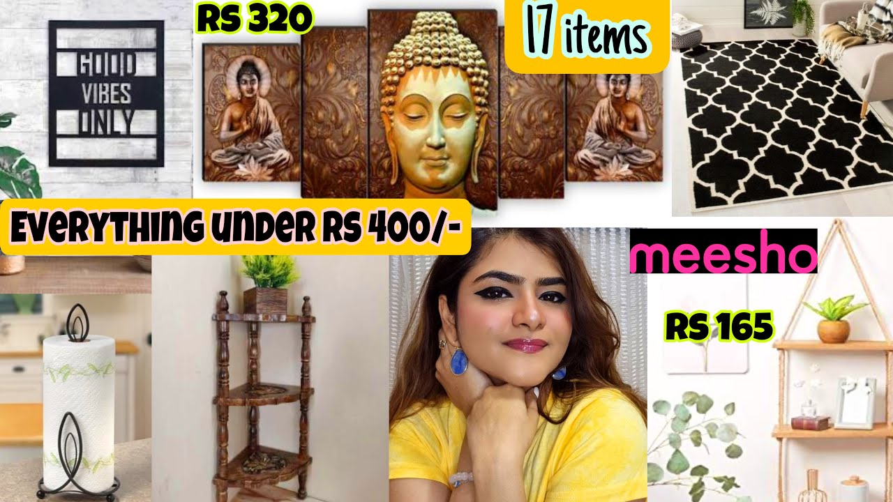Meesho Home Decor & Kitchen Utilities Haul starting Rs 165 | Meesho Haul | All under Rs 400 #Meesho