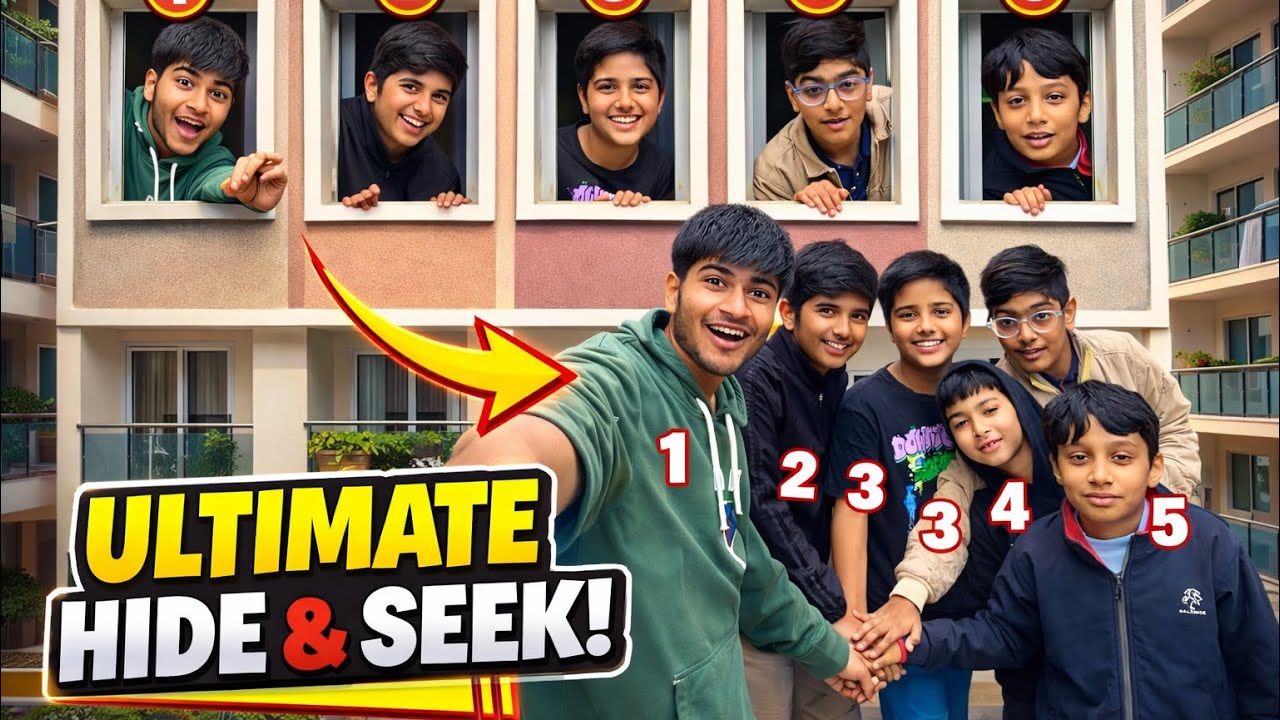 Ultimate Hide & Seek in Our Apartment 🏢😱 | Rohan Gupta Vlogs