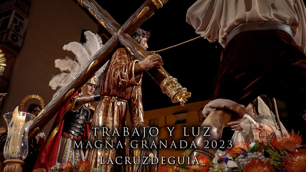[4K] TRABAJO Y LUZ POR LA AVENIDA DE DÍLAR - MAGNA DE GRANADA 2023