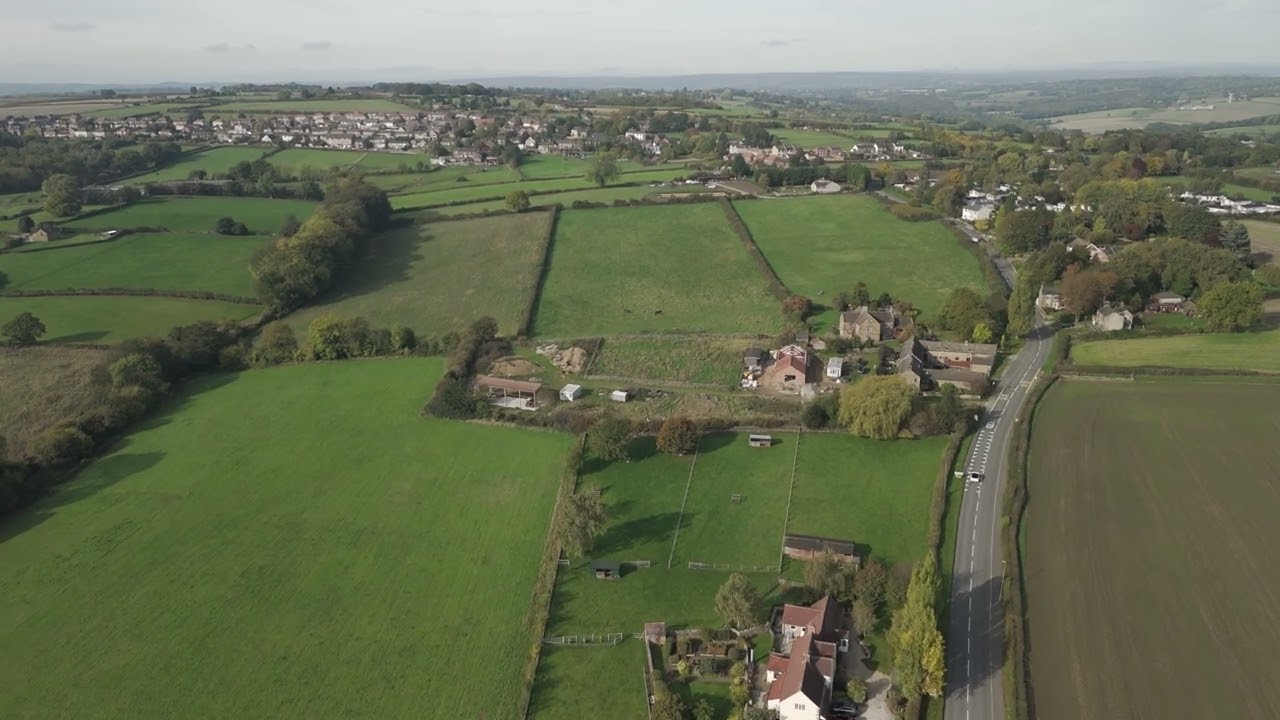 Eckington and Marsh Lane Drone Flight, Derbyshire.