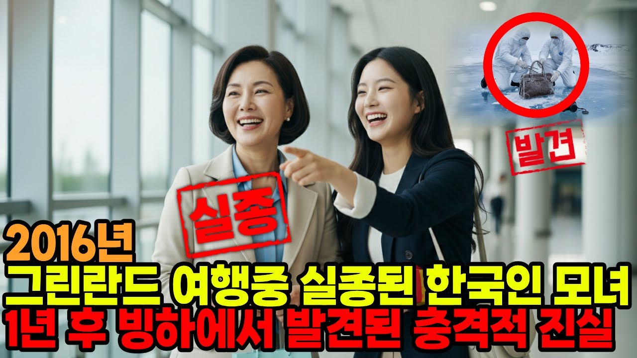 2016년 그린란드 유럽 여행 중 실종된 한국인 모녀... 1년 후 빙하에서 발견된 충격적 진실