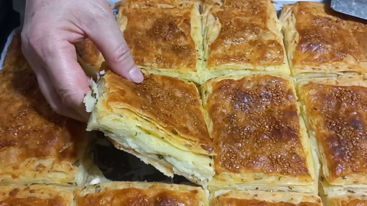 Bu Yöntemle EN Kolayından KAT KAT ÇITIR Tepsi Böreği👌