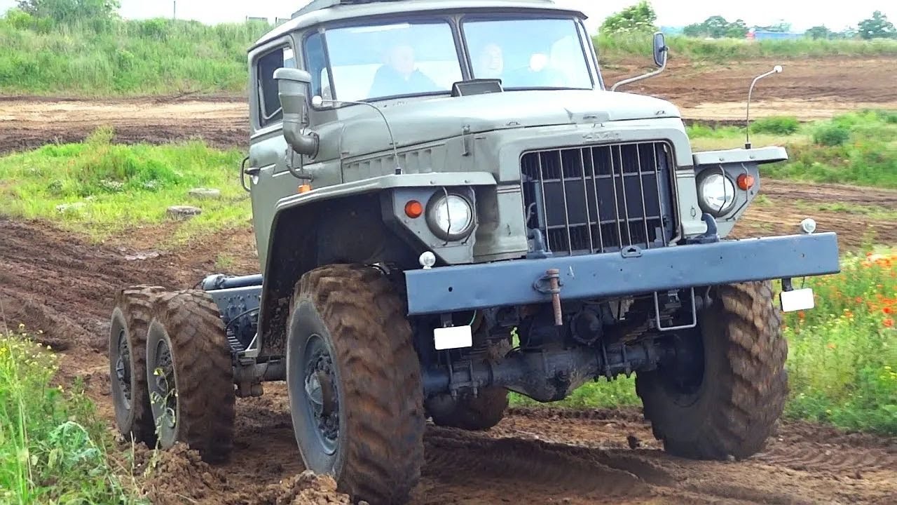 Ural Russian Lkw 6x6 offroad sound Ural 4320