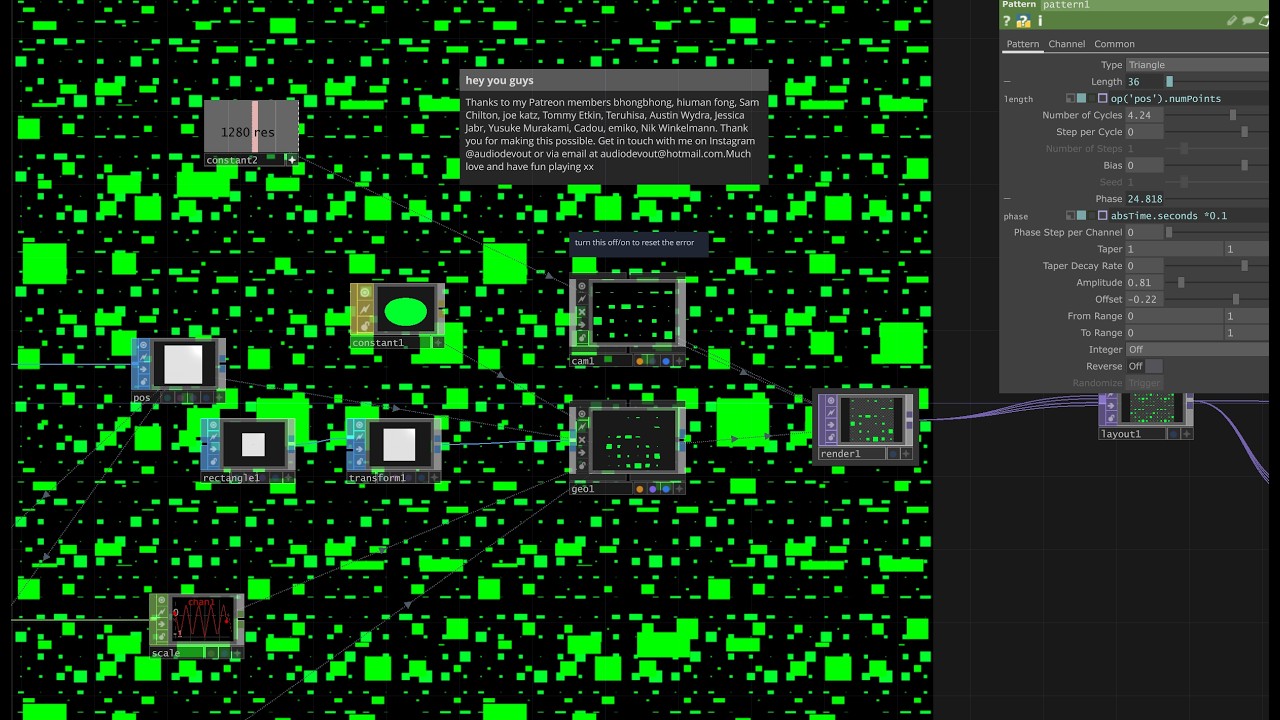 Procedural Grid Patterns - TouchDesigner Tutorial