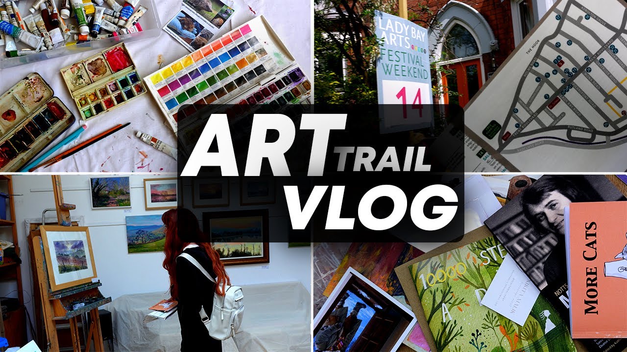 Discovering Local Artists at the Lady Bay Arts Trail || Art Vlog
