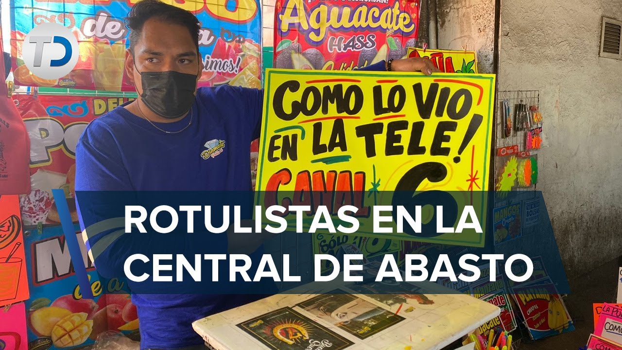 ¡Pura calidad! Ellos son los encargados de darle picardía a los letreros del mercado