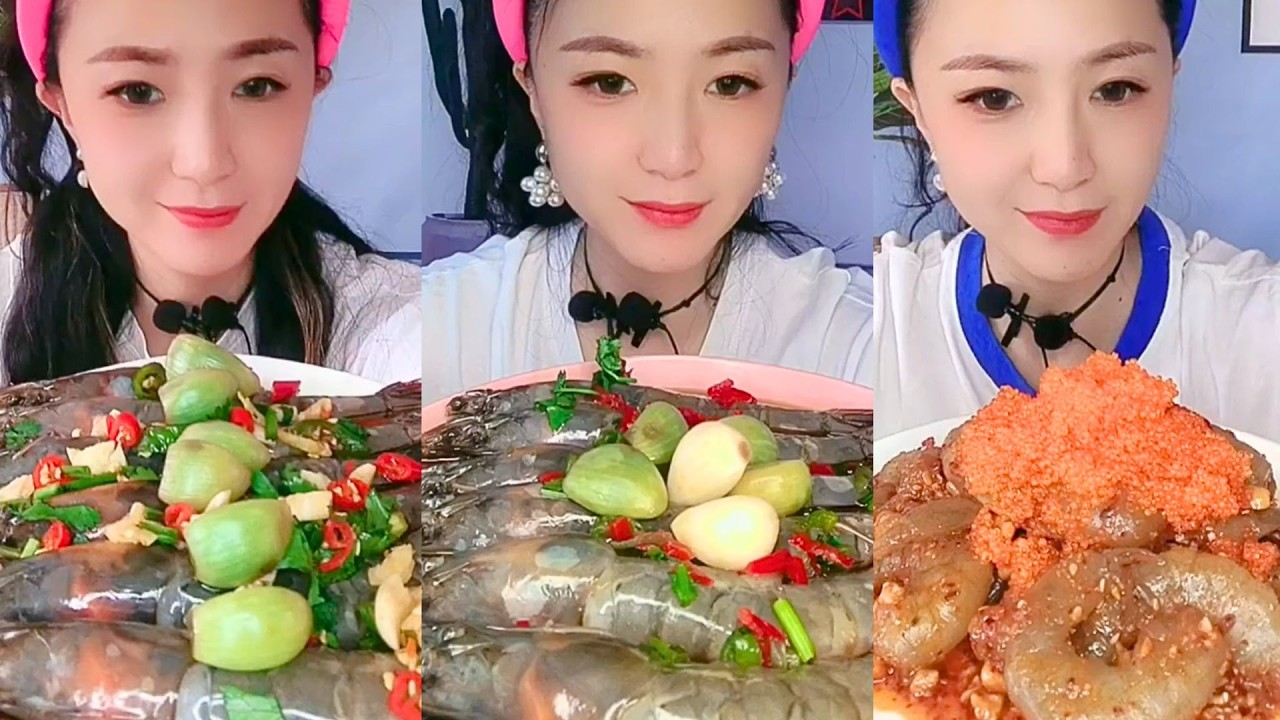 Satisfying Eating Sounds with Colorful ASMR Crunchy Mukbang Compilation #244