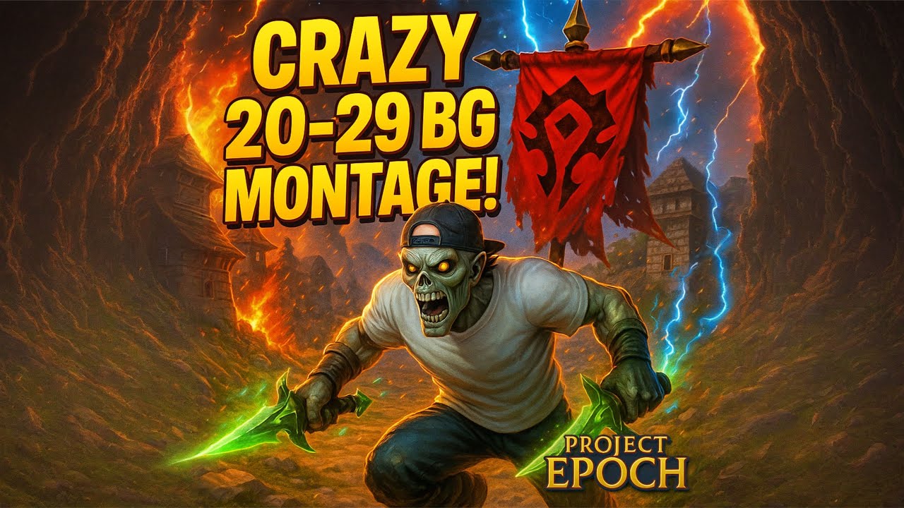 CRAZY Battleground Montage! | 20-29 Bracket PvP on Project Epoch (AMAZING EDITS)