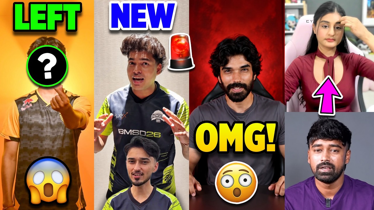 Team DISBAND?..😱 Shocking STORY🥵 NEW✅ GodLike,Team APEX Gaming Jonathan,S8UL Snax Gaming,Neyoo,Payal