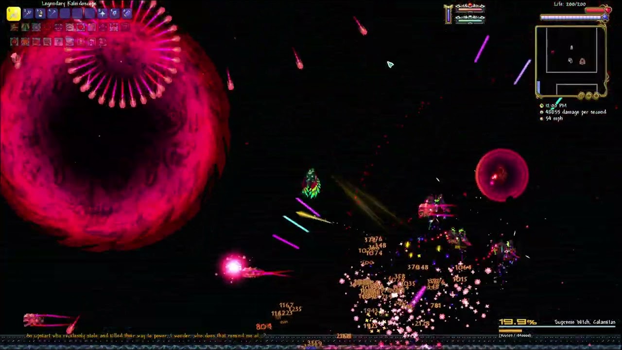 Calamity Mod - Revengeance Mode Supreme Calamitas Nohit (No Rage/Adrenaline)