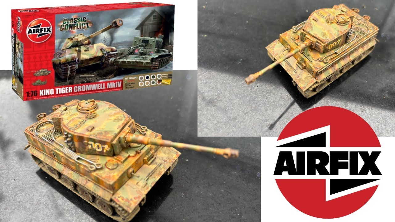 Timelapse  - Airfix 1:76 Tiger I - Complete Build - Classic Conflict Set