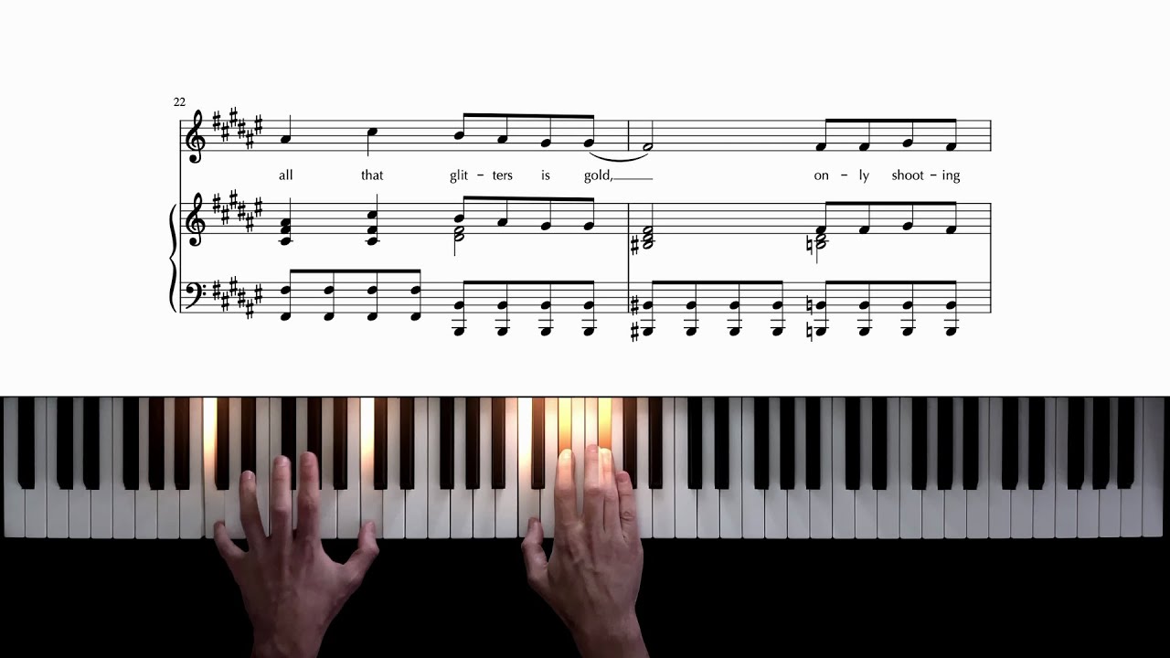 Smash Mouth − All Star − Piano Cover + Sheet Music