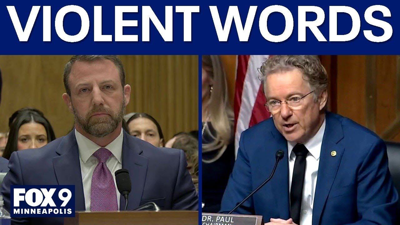Sen. Rand Paul confronts Sen. Markwayne Mullin on violent rhetoric