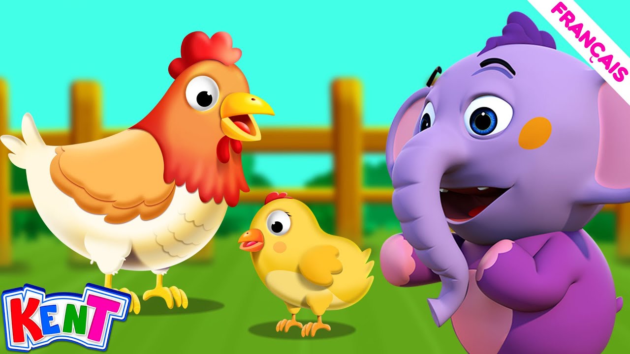 Apprendre les animaux 🐔 | Dessin Animé | Bébé Kent