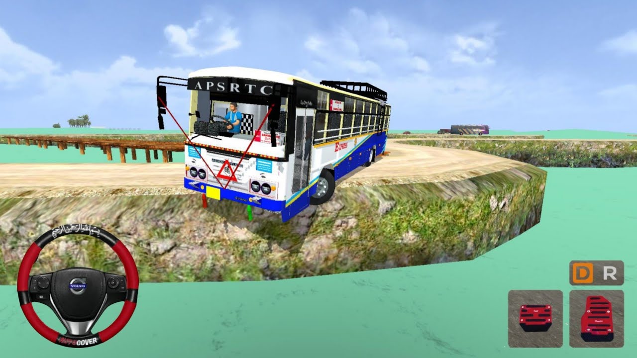 Speed Breaker Map Mod - APSRTC EXPRESS BS6 Bus Mod For Bussid - Bus Simulator Indonesia Gameplay 😲🎧