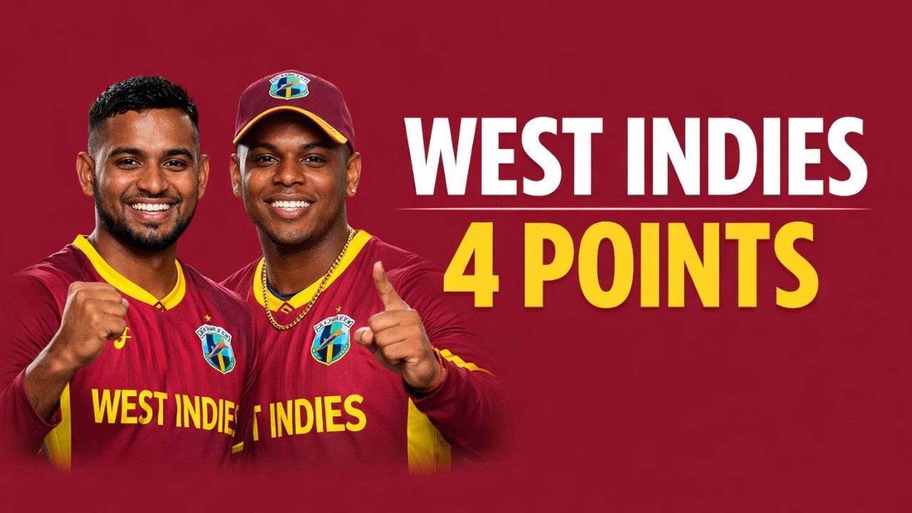 DAY 6 WC 2026 WEST INDIES TAKE 4 POINTS! Motie & Hetmyer Seal the Win