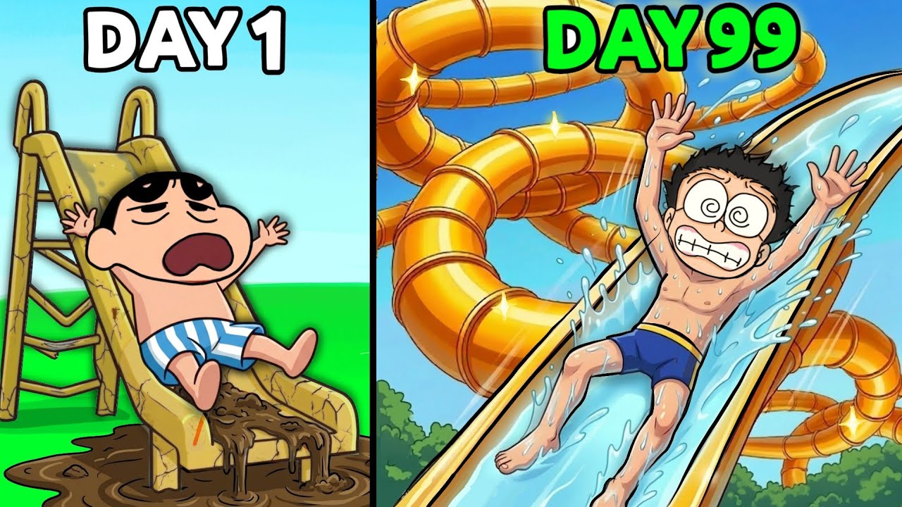 Nobita Opened the Biggest Waterpark 🤑