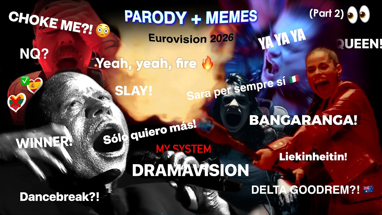 Eurovision 2026 is still CHAOTIC! Parody + Memes (Part 2)