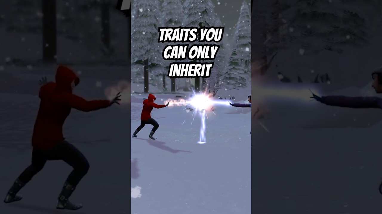 ⭐️ traits you can only inherit in the Sims 4 (without using cheats) #sims4 #thesims
