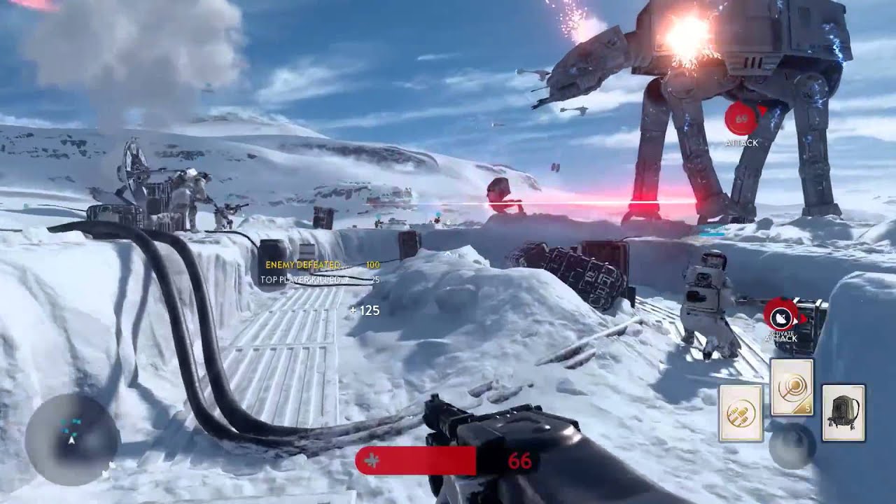 Star Wars Battlefront 10 Minutes of Gameplay Demo PS4 PC Xbox One