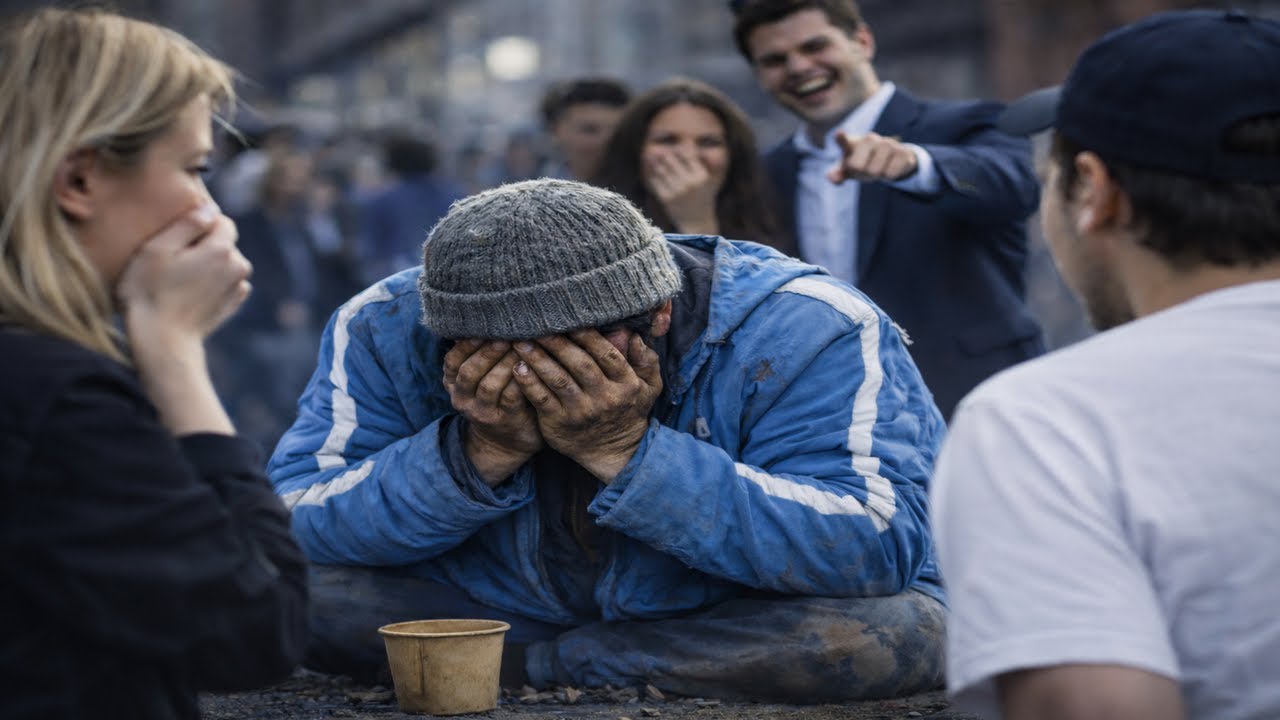 Mendigo humillado en público… nadie esperaba su reacción