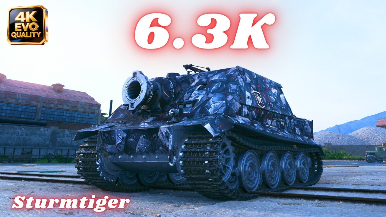 Sturmtiger 6.3K Damage 5 Kills World of Tanks #wot