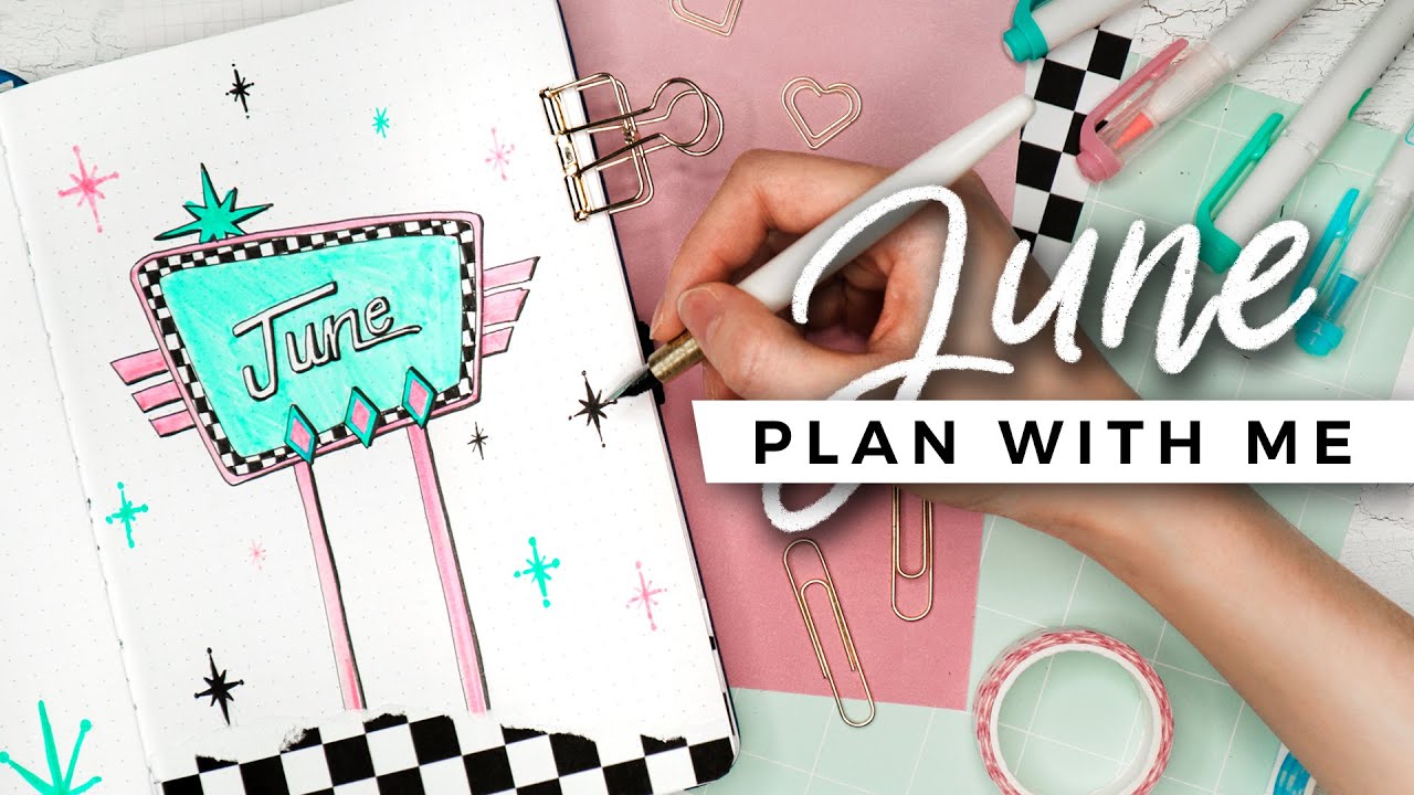 PLAN WITH ME | June 2020 Bullet Journal Setup