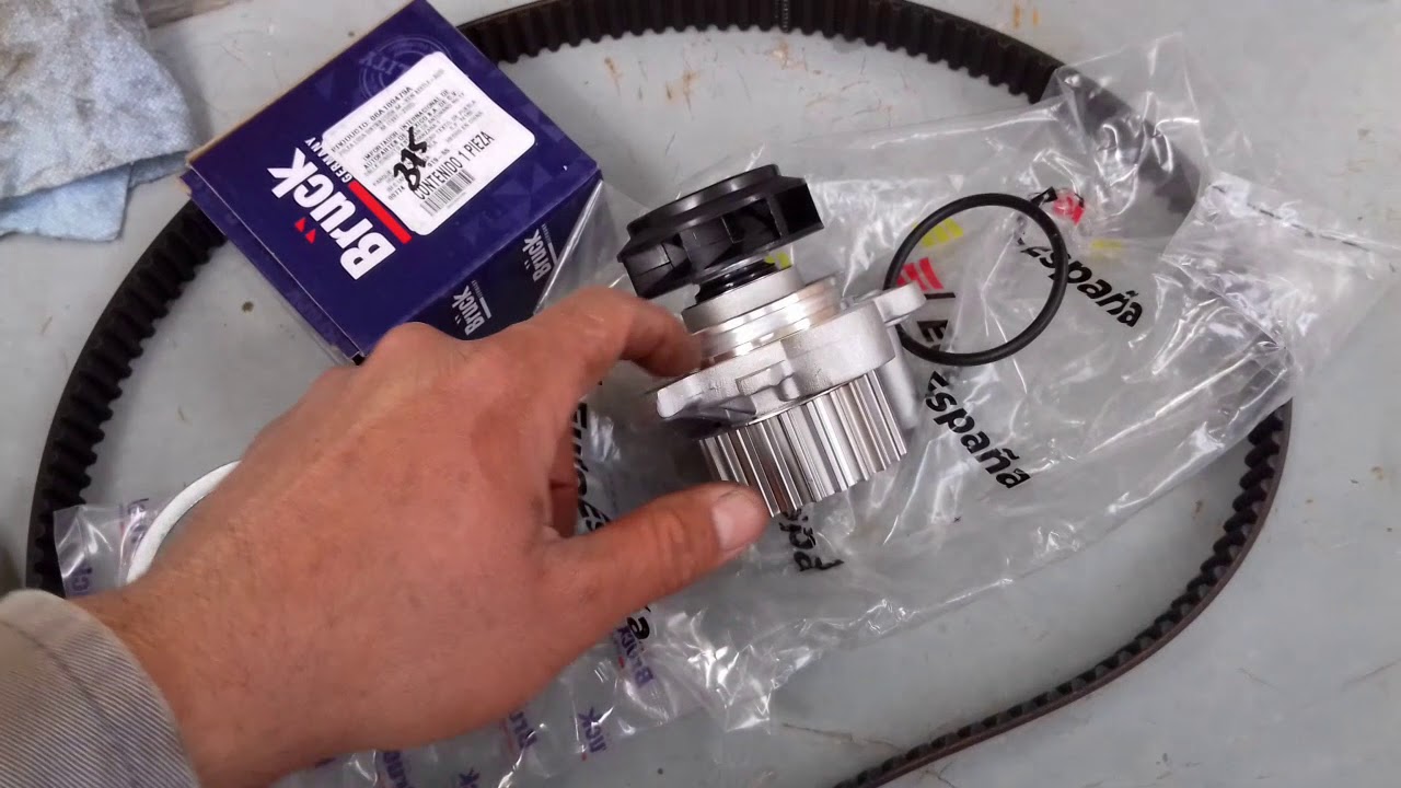Como cambiar la banda de tiempo, bomba de agua y el tensor del Jetta