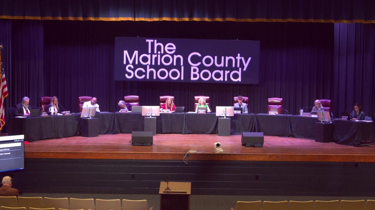 Marion County School Board Meeting, March 11th, 2025