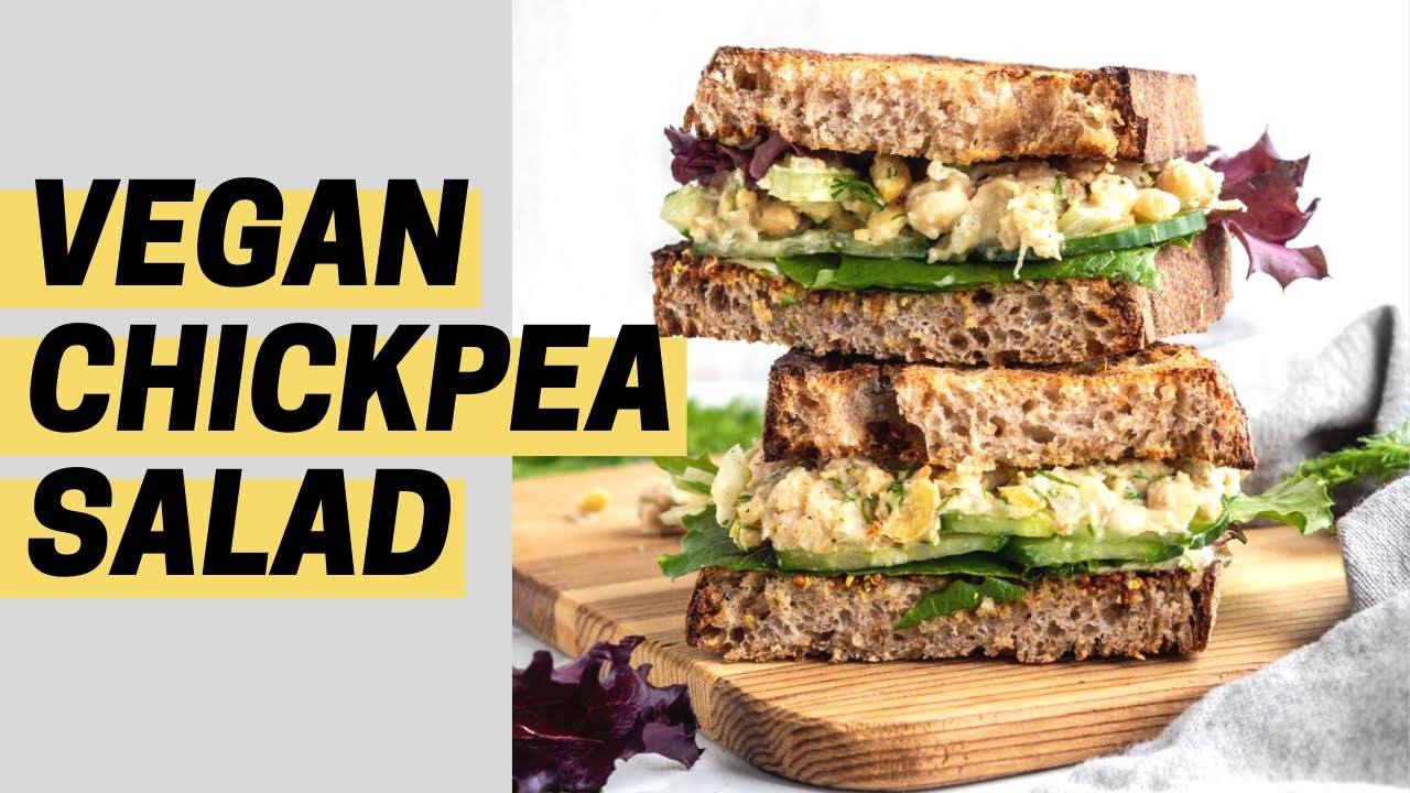 Chickpea Salad Sandwich Recipe | Easy Vegan Lunch Idea