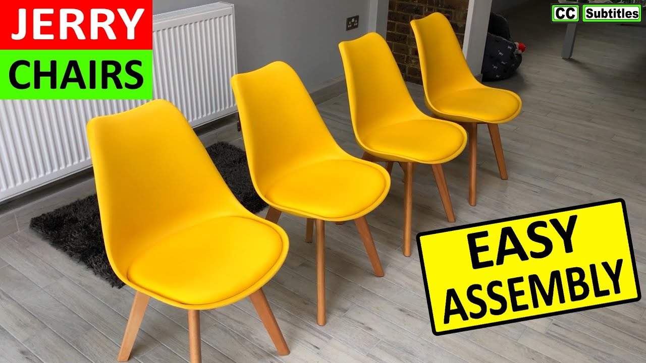 How to Assemble Jerry Chairs - How to build Jerry Dining Room Chairs