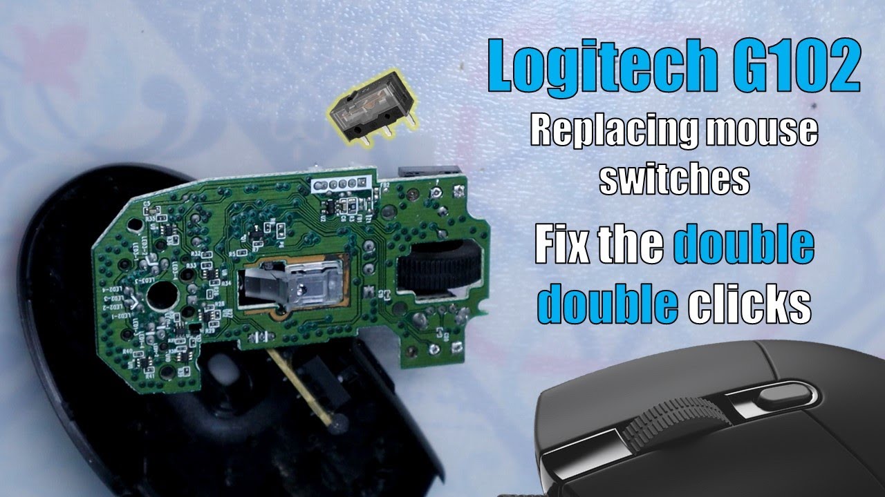 Replacing mouse switch on G102 to fix double click issue