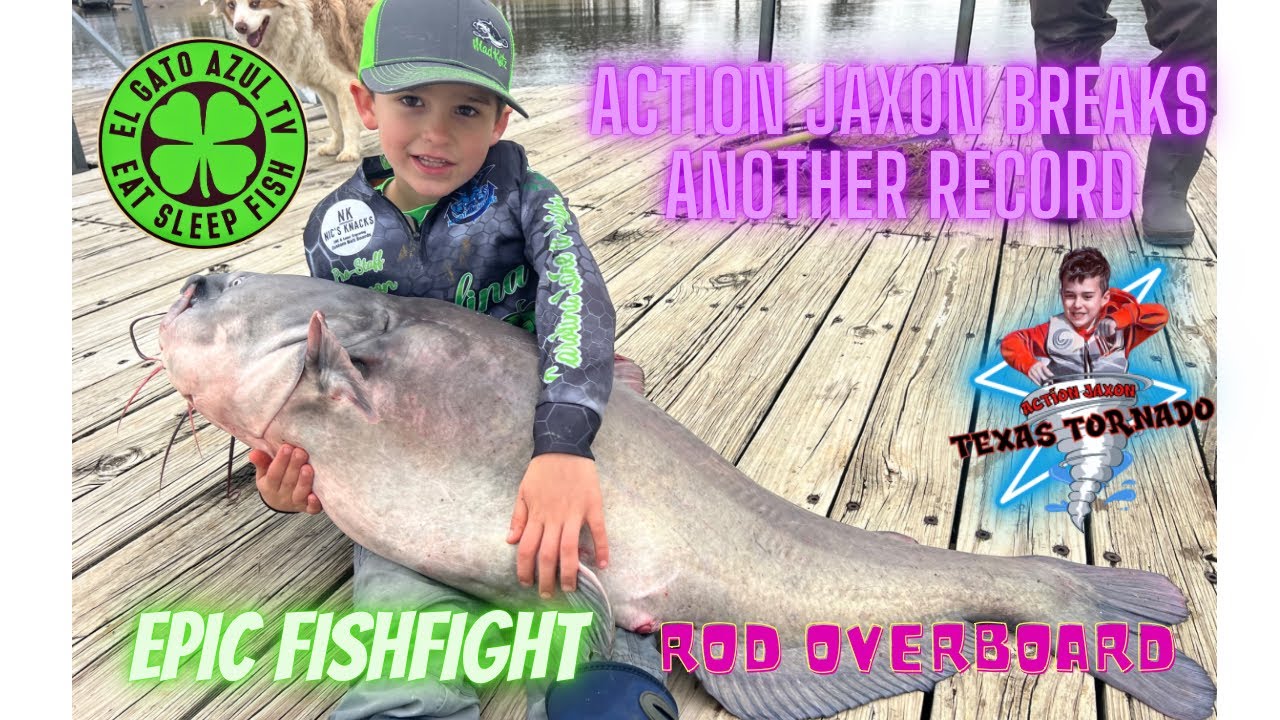 Epic fish fight. Rod Overboard! 7 yr old breaks lake record on his birthday!