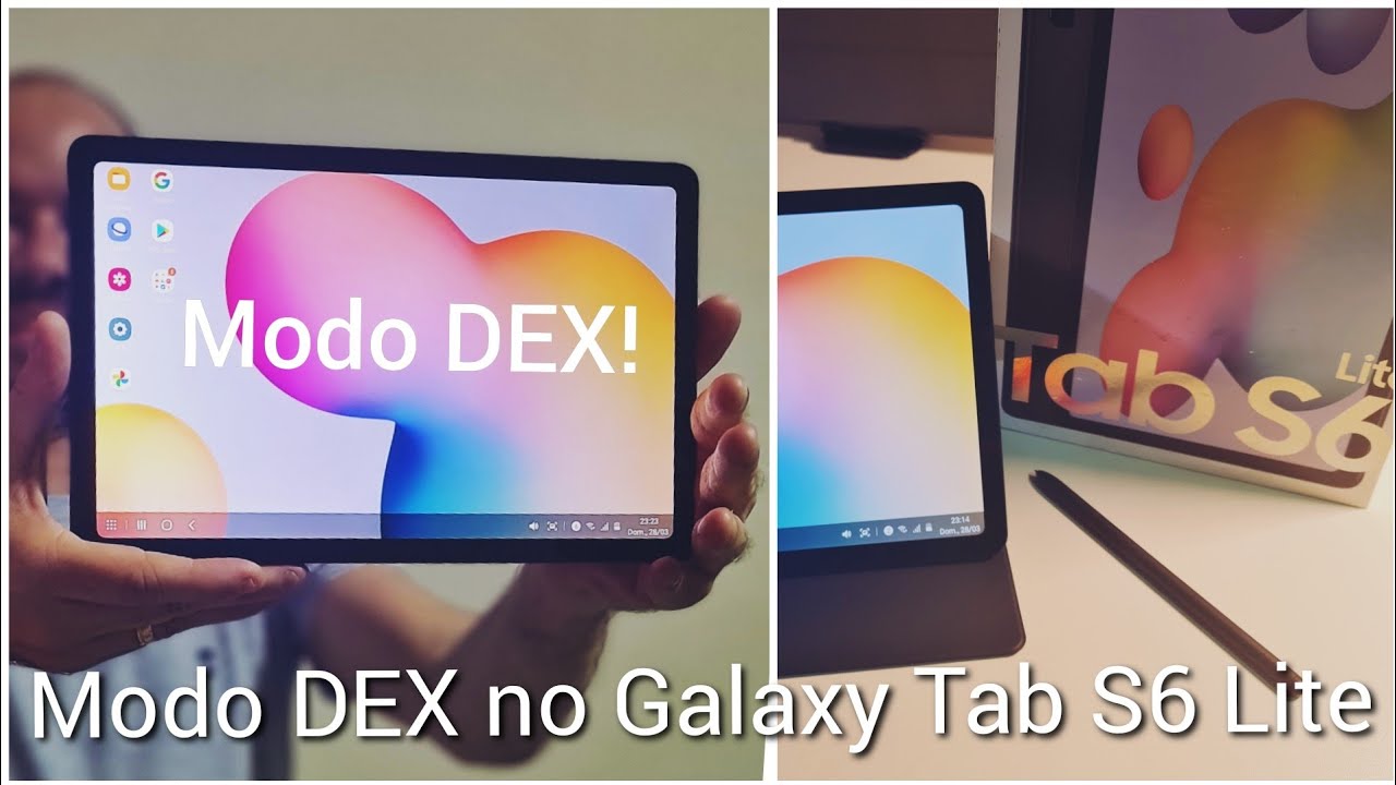 Galaxy Tab S6 Lite com Android 11 e modo DEX!! Agora SIM!!