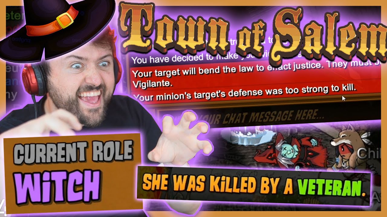 The WITCH feeds the town to the Veteran! | Town of Us w/ Friends