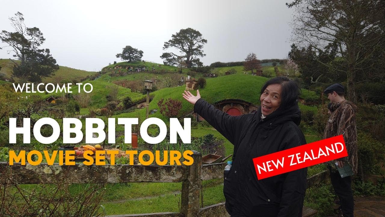 Hobbiton Movie Set Matamata Walking Tour. New Zealand.