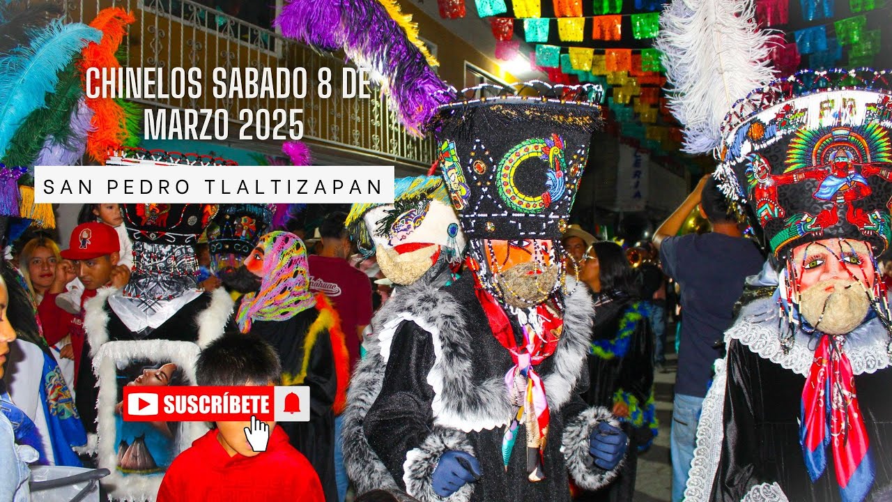 San Pedro tlaltizapán Chinelos comparsa Anáhuac sábado 8 de marzo del 2025