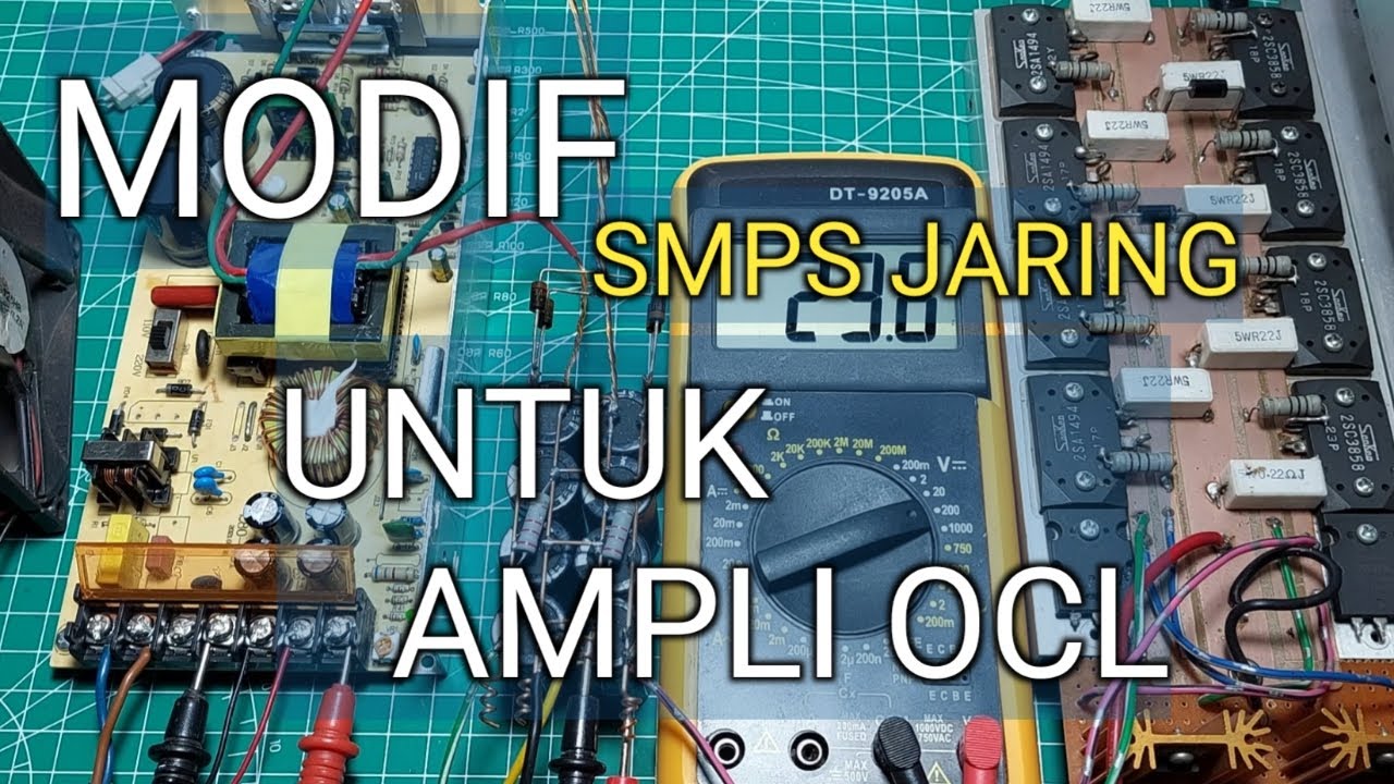 SMPS JARING DC SIMETRIS untuk ampli ocl  1080p