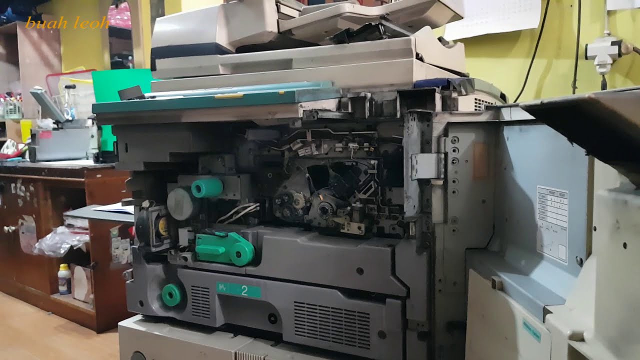cara mengganti cleaning blade dan membersihkan drum mesin canon ir 5000,6000 dan 5020