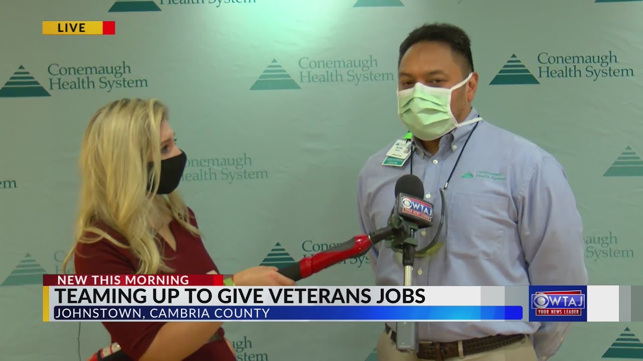 Conemaugh Memorial Medical Center & James E. Van Zandt Medical Center Partnering to Give Jobs to Vet